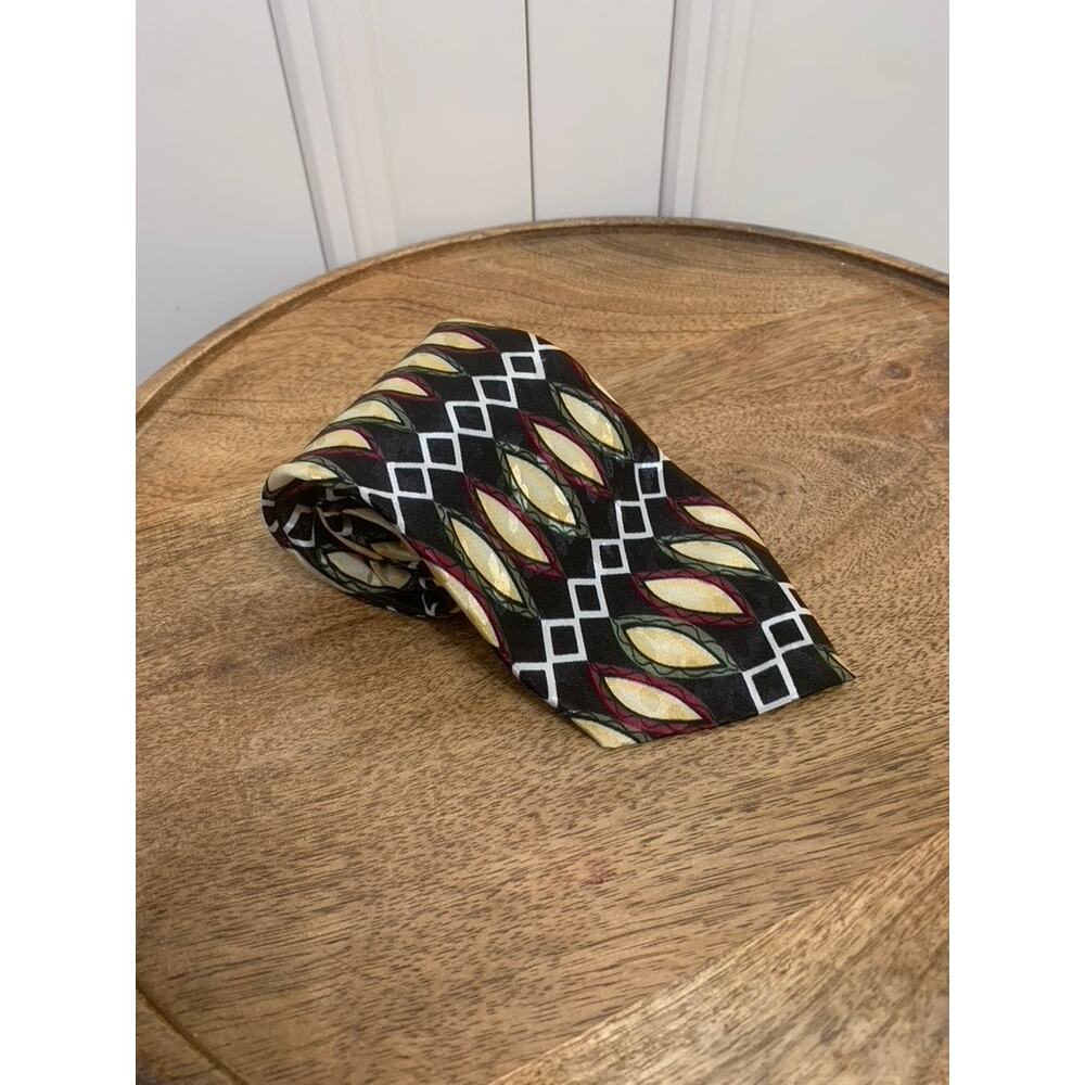 Polo Ralph Lauren Men's Geometric Silk Tie Multicolor Classic Length
